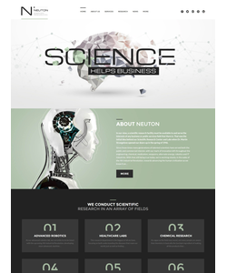 WordPress šablona na téma Věda č. 60052