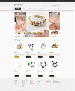 PrestaShop e-shop šablona na téma Šperky č. 45945
