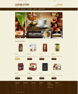 PrestaShop e-shop šablona na téma Café a restaurace č. 46016