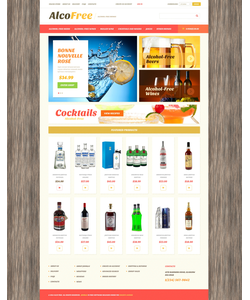 VirtueMart e-shop šablona na téma Jídlo a pití č. 49254