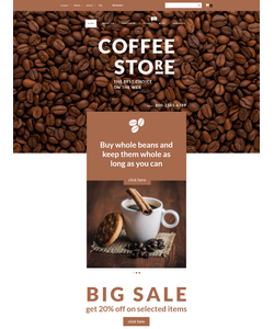 WooCommerce e-shop šablona na téma Café a restaurace č. 55691