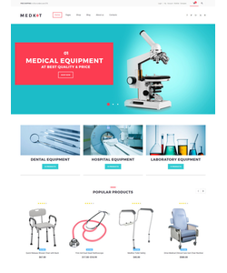 WooCommerce e-shop šablona na téma Lékařské č. 62047