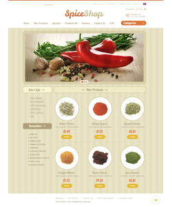 Zen Cart e-shop šablona na téma Jídlo a pití č. 38772