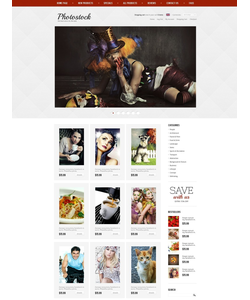 Zen Cart e-shop šablona na téma Umění a fotografie č. 39633
