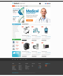 WooCommerce e-shop šablona na téma Lékařské č. 48297