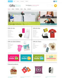 WooCommerce e-shop šablona na téma Dárky č. 49593