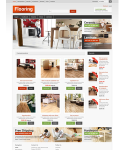Zen Cart e-shop šablona na téma Interiér a nábytek č. 50791