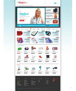WooCommerce e-shop šablona na téma Lékařské č. 51237