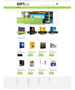 WooCommerce e-shop šablona na téma Software č. 51356