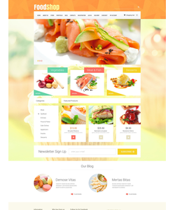 WooCommerce e-shop šablona na téma Café a restaurace č. 52488
