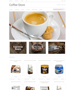 Magento e-shop šablona na téma Café a restaurace č. 50483