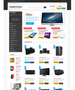 Magento e-shop šablona na téma Počítače č. 47677