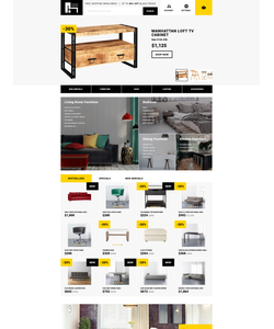 OpenCart e-shop šablona na téma Interiér a nábytek č. 62166