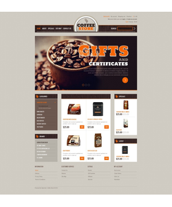 OpenCart e-shop šablona na téma Café a restaurace č. 40684