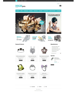 PrestaShop e-shop šablona na téma Šperky č. 48270