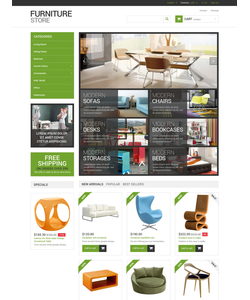 PrestaShop e-shop šablona na téma Interiér a nábytek č. 49202