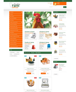 PrestaShop e-shop šablona na téma Zemědělství č. 49463