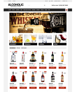 PrestaShop e-shop šablona na téma Jídlo a pití č. 50670