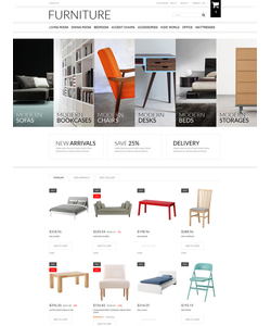 PrestaShop e-shop šablona na téma Interiér a nábytek č. 51386