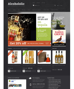 PrestaShop e-shop šablona na téma Jídlo a pití č. 53034