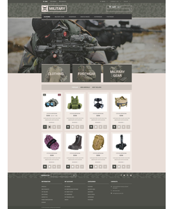 PrestaShop e-shop šablona na téma Vojenské č. 53884