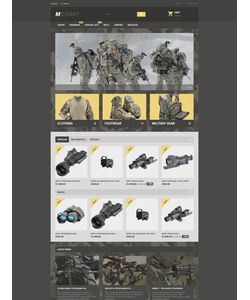 PrestaShop e-shop šablona na téma Vojenské č. 57689