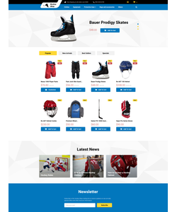 PrestaShop e-shop šablona na téma Sport č. 58043