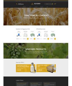 PrestaShop e-shop šablona na téma Zemědělství č. 61314