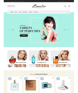 PrestaShop e-shop šablona na téma Krása č. 61408