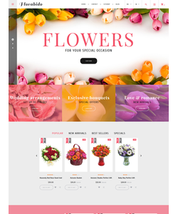 PrestaShop e-shop šablona na téma Květiny č. 62258