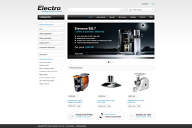 Zen Cart e-shop šablona na téma Elektronika č. 46973