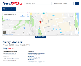 Firemní zápis - iDnes Firmy | WebDron.cz