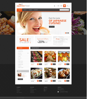 PrestaShop e-shop šablona na téma Café a restaurace č. 48158