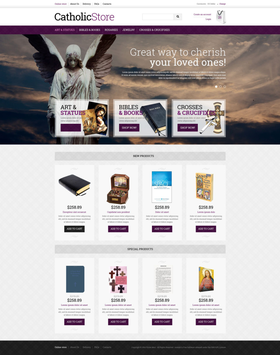 VirtueMart e-shop šablona na téma Náboženství č. 51365