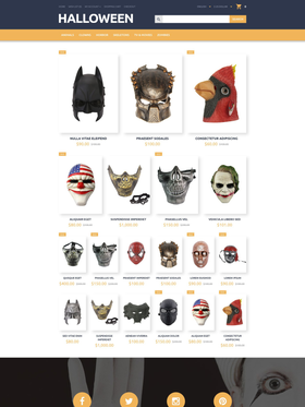 OpenCart e-shop šablona na téma Halloween č. 55452