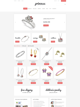 PrestaShop e-shop šablona na téma Šperky č. 48881