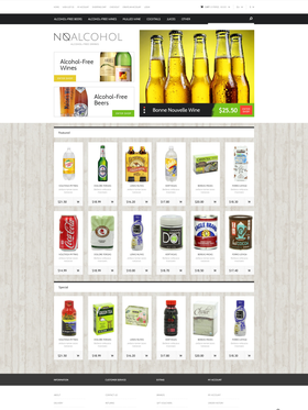 OpenCart e-shop šablona na téma Jídlo a pití č. 49051