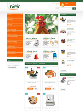 PrestaShop e-shop šablona na téma Zemědělství č. 49463